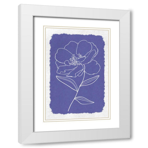 Vibrant Love 1 White Modern Wood Framed Art Print with Double Matting by Prime, Marcus