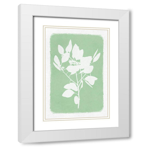 Soft Botanical Feelings 1 White Modern Wood Framed Art Print with Double Matting by Prime, Marcus