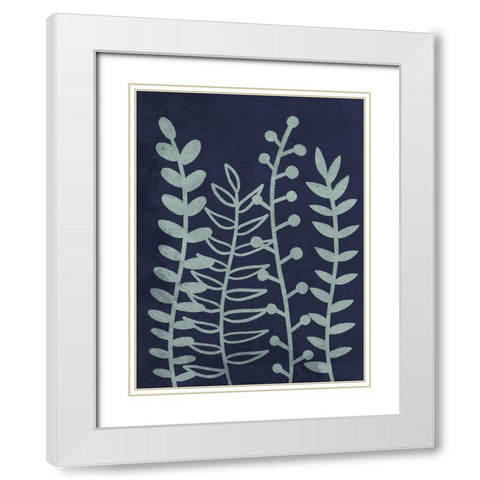 Growing Together 2 White Modern Wood Framed Art Print with Double Matting by Prime, Marcus