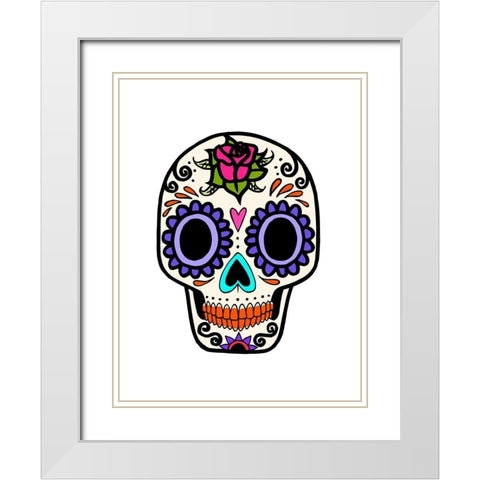 Sugar Sugar 2 White Modern Wood Framed Art Print with Double Matting by Prime, Marcus