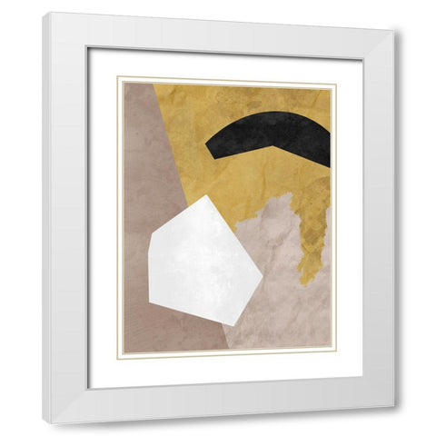 Trancendental Emotion White Modern Wood Framed Art Print with Double Matting by Prime, Marcus