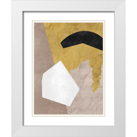 Trancendental Emotion White Modern Wood Framed Art Print with Double Matting by Prime, Marcus