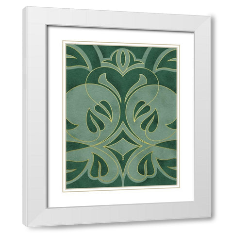 Intertwined Vines 1 White Modern Wood Framed Art Print with Double Matting by Prime, Marcus