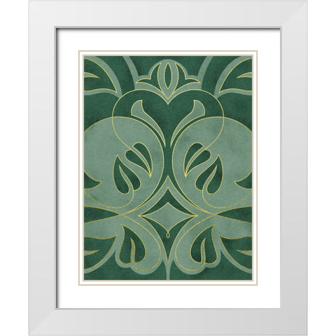 Intertwined Vines 1 White Modern Wood Framed Art Print with Double Matting by Prime, Marcus