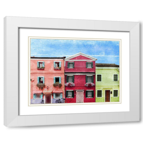 Vibrant Homes 3 White Modern Wood Framed Art Print with Double Matting by Prime, Marcus