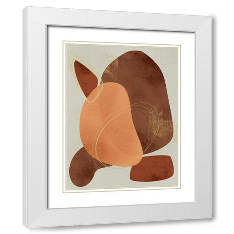 Rotating Sorrow White Modern Wood Framed Art Print with Double Matting by Prime, Marcus
