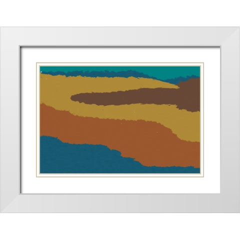 Modern Vision White Modern Wood Framed Art Print with Double Matting by Prime, Marcus