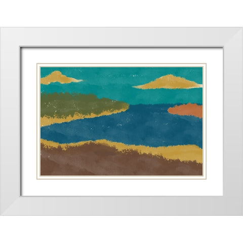 Modern Sights White Modern Wood Framed Art Print with Double Matting by Prime, Marcus