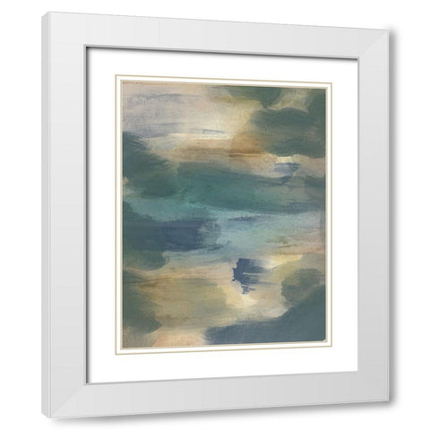 Meditative Delusion White Modern Wood Framed Art Print with Double Matting by Prime, Marcus