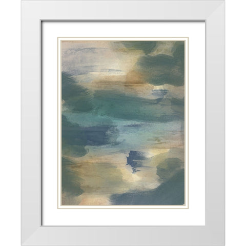 Meditative Delusion White Modern Wood Framed Art Print with Double Matting by Prime, Marcus