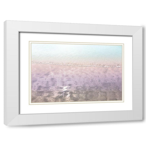 Sand Prisma 1 White Modern Wood Framed Art Print with Double Matting by Prime, Marcus