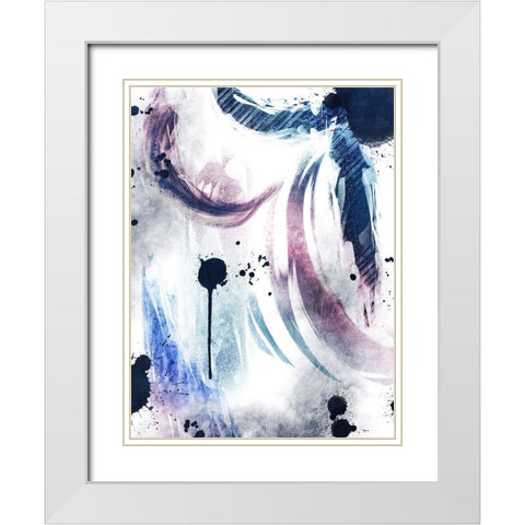 Celestial Prisma 1 White Modern Wood Framed Art Print with Double Matting by Prime, Marcus