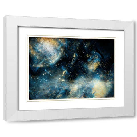Golden Deeps White Modern Wood Framed Art Print with Double Matting by Prime, Marcus