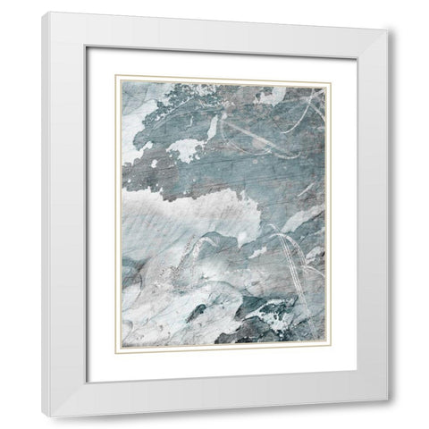 Emerging Words 1 White Modern Wood Framed Art Print with Double Matting by Prime, Marcus