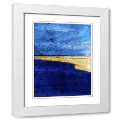 Golden Midnights 1 White Modern Wood Framed Art Print with Double Matting by Prime, Marcus