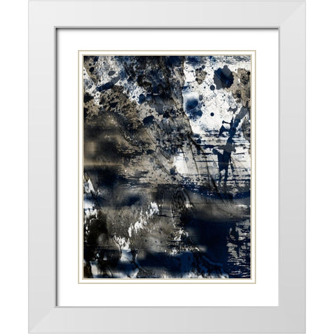 Ageless Ultramarine 2 White Modern Wood Framed Art Print with Double Matting by Prime, Marcus