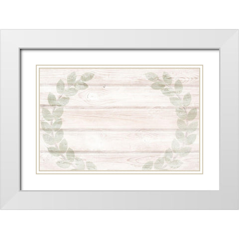 United Home 3 White Modern Wood Framed Art Print with Double Matting by Prime, Marcus