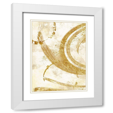Contemporary Wealth 1 White Modern Wood Framed Art Print with Double Matting by Prime, Marcus