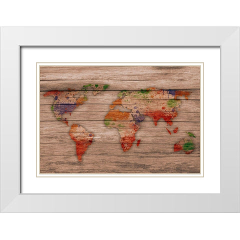 World of Art 1 White Modern Wood Framed Art Print with Double Matting by Prime, Marcus