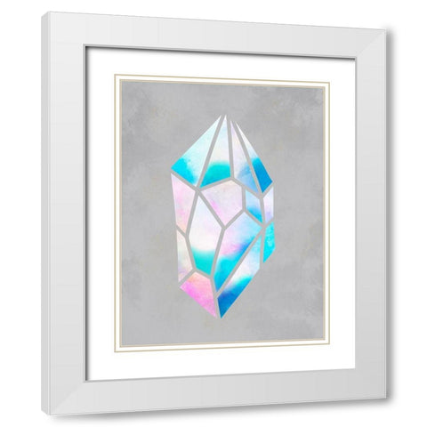 Shattered Dreams White Modern Wood Framed Art Print with Double Matting by Prime, Marcus