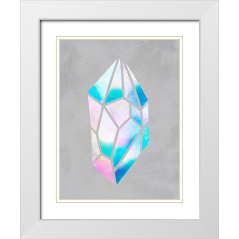 Shattered Dreams White Modern Wood Framed Art Print with Double Matting by Prime, Marcus
