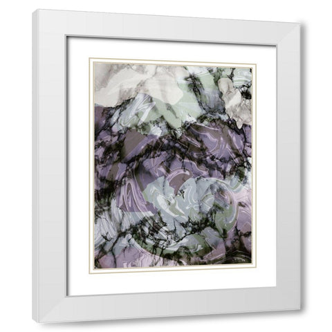 Nebula Supreme 1 White Modern Wood Framed Art Print with Double Matting by Prime, Marcus