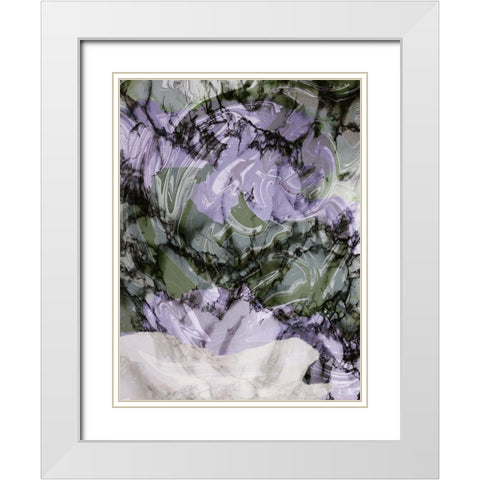 Nebula Supreme 2 White Modern Wood Framed Art Print with Double Matting by Prime, Marcus