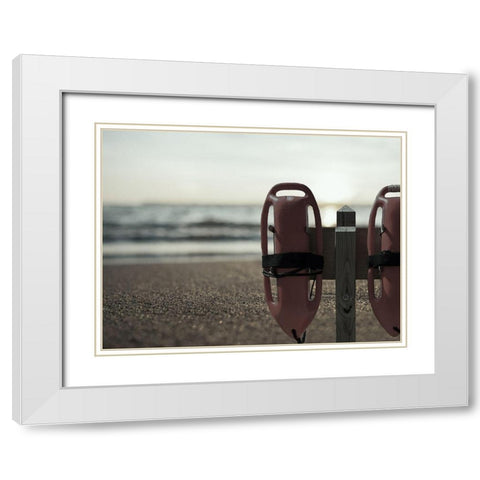 Saving Grace 1 White Modern Wood Framed Art Print with Double Matting by Prime, Marcus