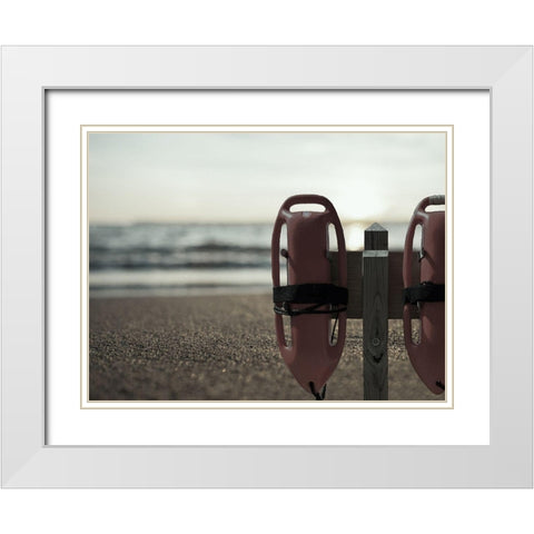 Saving Grace 1 White Modern Wood Framed Art Print with Double Matting by Prime, Marcus