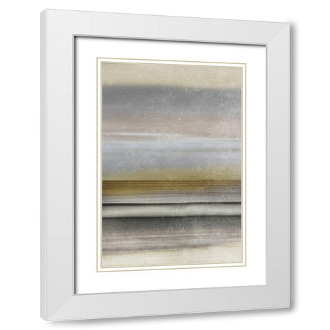 Banner Fall 1 White Modern Wood Framed Art Print with Double Matting by Prime, Marcus