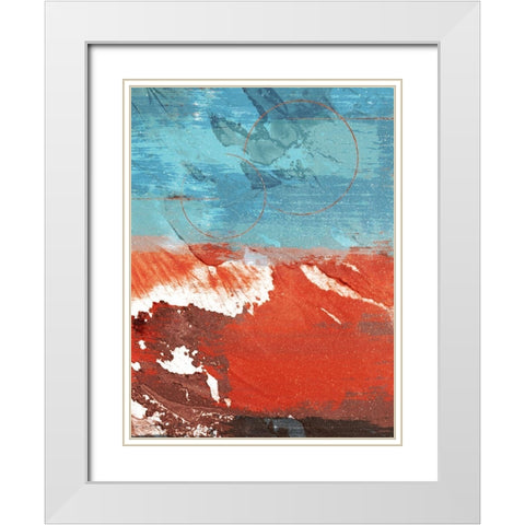 Infinity Coastal 2 White Modern Wood Framed Art Print with Double Matting by Prime, Marcus