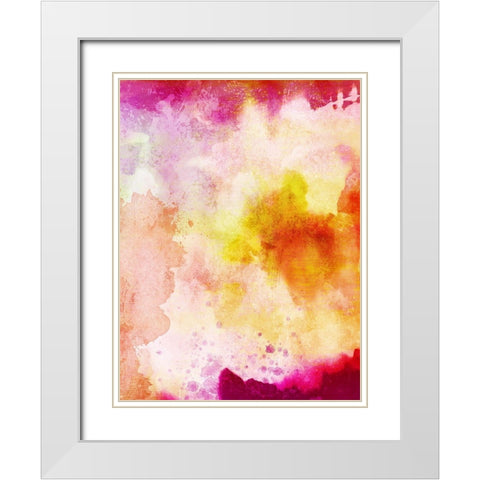 Juicy Juice White Modern Wood Framed Art Print with Double Matting by Prime, Marcus