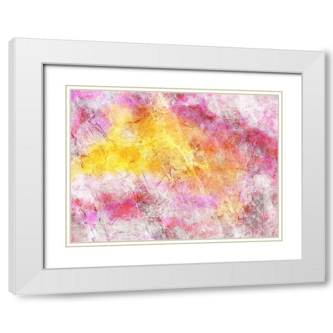 Juicy Aura White Modern Wood Framed Art Print with Double Matting by Prime, Marcus