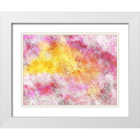 Juicy Aura White Modern Wood Framed Art Print with Double Matting by Prime, Marcus