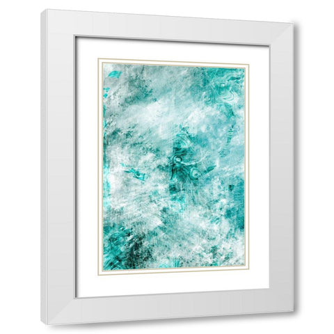 Aquatic Rush 2 White Modern Wood Framed Art Print with Double Matting by Prime, Marcus