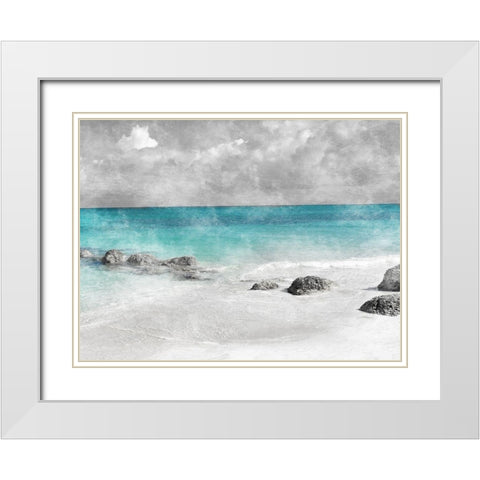 Distant Vista 1 White Modern Wood Framed Art Print with Double Matting by Prime, Marcus