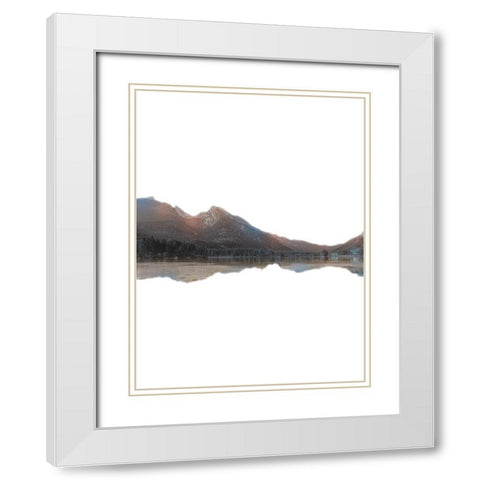 Levitated Horizon 1 White Modern Wood Framed Art Print with Double Matting by Prime, Marcus