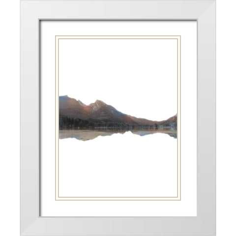 Levitated Horizon 1 White Modern Wood Framed Art Print with Double Matting by Prime, Marcus