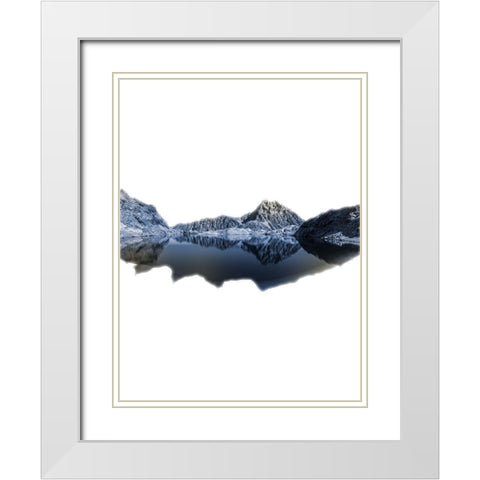 Levitated Horizon 2 White Modern Wood Framed Art Print with Double Matting by Prime, Marcus