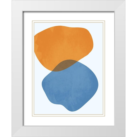 Magical Rocks 1 White Modern Wood Framed Art Print with Double Matting by Prime, Marcus