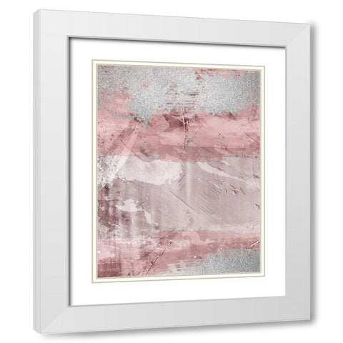 Wonder Glitz 1 White Modern Wood Framed Art Print with Double Matting by Prime, Marcus