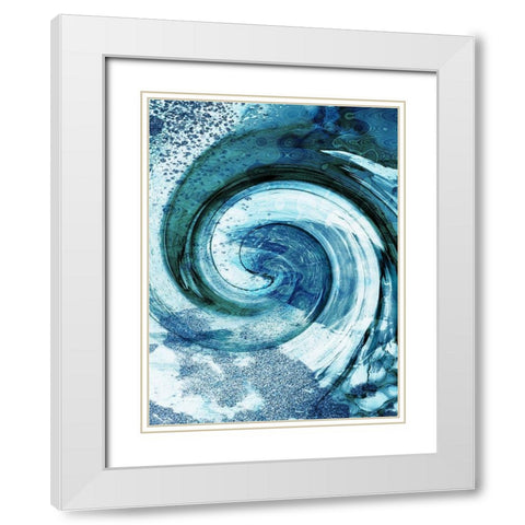Nautical Stone 2 White Modern Wood Framed Art Print with Double Matting by Prime, Marcus