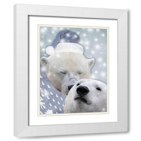 Family Affection 1 White Modern Wood Framed Art Print with Double Matting by Prime, Marcus