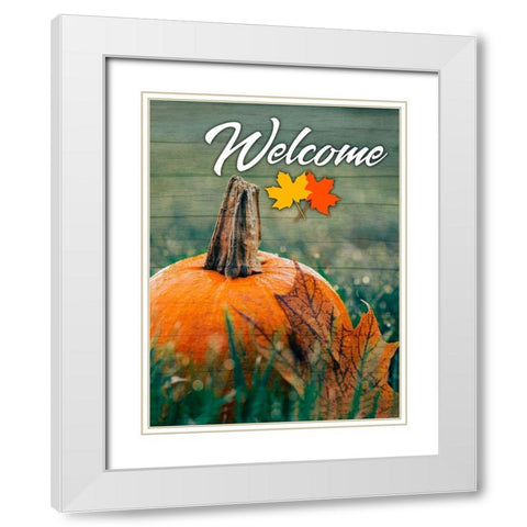 Welcome Harvest 2 White Modern Wood Framed Art Print with Double Matting by Prime, Marcus