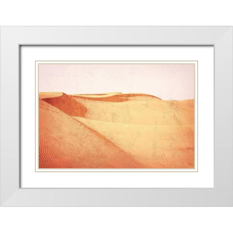 Desert Oasis 1 White Modern Wood Framed Art Print with Double Matting by Prime, Marcus