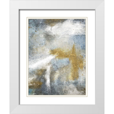 Worn Ancient 1 White Modern Wood Framed Art Print with Double Matting by Prime, Marcus