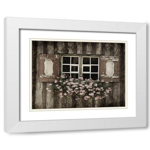 Welcoming Window 1 White Modern Wood Framed Art Print with Double Matting by Prime, Marcus