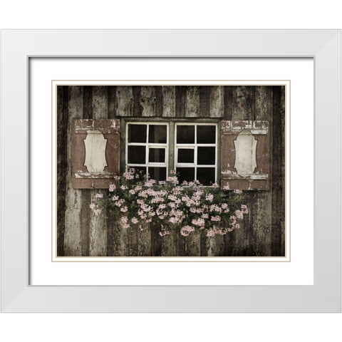 Welcoming Window 1 White Modern Wood Framed Art Print with Double Matting by Prime, Marcus