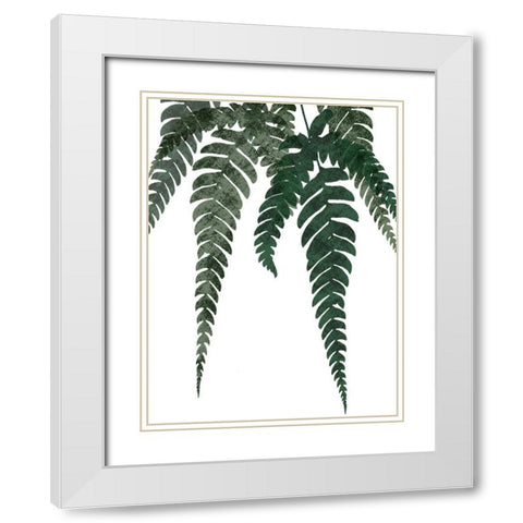 Evergreen Bliss 1 White Modern Wood Framed Art Print with Double Matting by Prime, Marcus