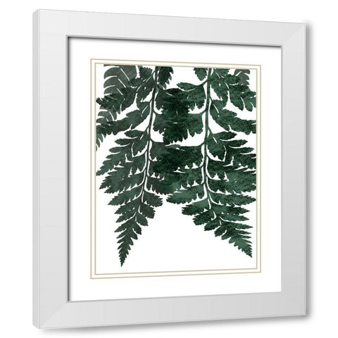 Evergreen Bliss 2 White Modern Wood Framed Art Print with Double Matting by Prime, Marcus